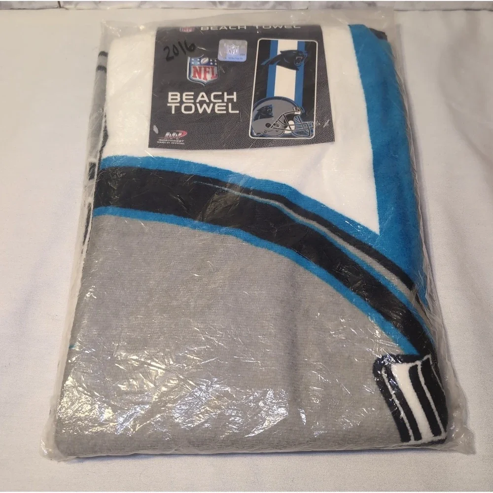 NOS 2016 NFL Carolina Panthers Beach Towel 30x60 Northwest Group